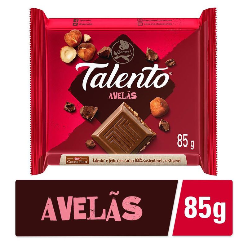CHOC-GAROTO-85G-TAB-TALENTO-LEITE-AVELA