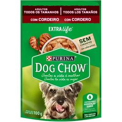 Ração Ração Úmida DOG CHOW Cães Adultos Cordeiro 100g