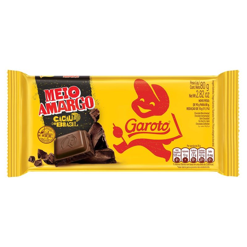 CHOC-GAROTO-80G-TAB-MEIO-AMARGO