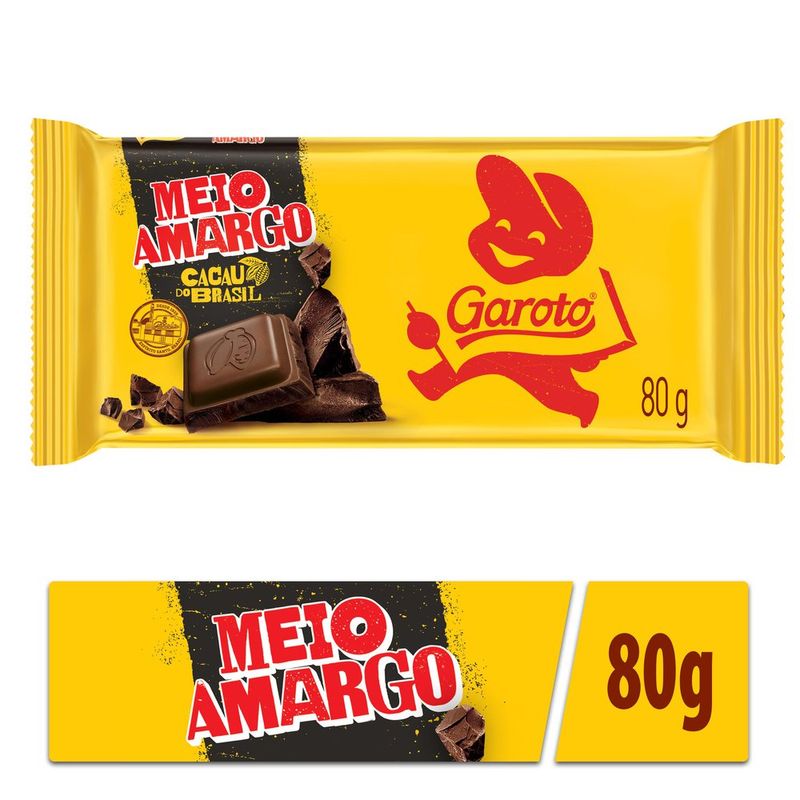 CHOC-GAROTO-80G-TAB-MEIO-AMARGO
