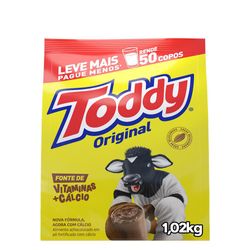 Achocolatado Em Pó Original Toddy 1,02Kg + Econômica