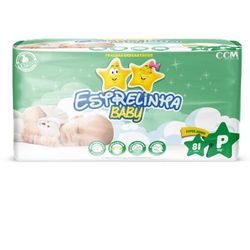 Fralda Estrelinha Super Jumbo P com 81 Unidades