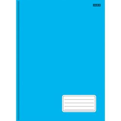 Caderno Brochura 1/4 São Domingos Capa Dura Azul 96 Folhas