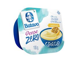 Iogurte Grego Batavo Pense Zero Maracujá 100g