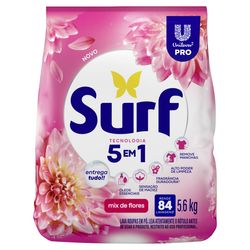 Lava Roupa em pó Surf Mix de Flores 5,6kg sachê