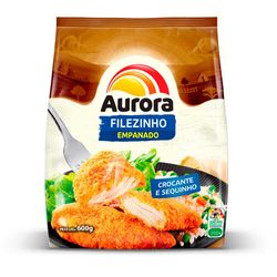 Filezinho Frango Empanado Aurora 600g