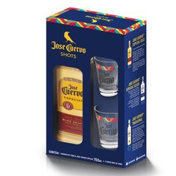 Tequila José Cuervo 750ml + 2 Copos de shot