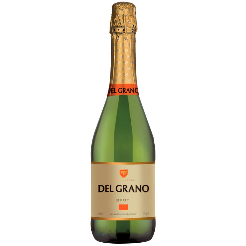 Espumante Del Grano Brut Branco 660ml - Paulistão Atacadista