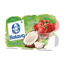 Bebida Lactea Fermentado Polpa Batavo 510g Morango/Coco