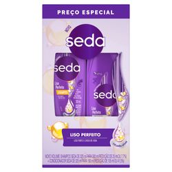 Shampoo 300ml E Condicionador 190ml Seda Liso Perfeito