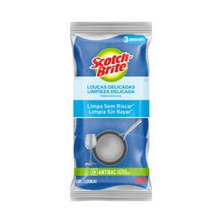Esponja Nao Risca Scotch Brite Azul 3 unidades