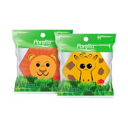 Esponja Banho Infantil Ponjita Animais Sortidos