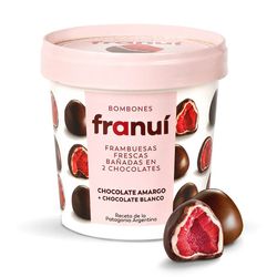 Bombom Framboesa Franuí Chocolate Amargo Congelado 150g