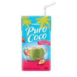 Água De Coco Puro Coco Morango 180ML