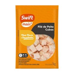 Filé Frango Swift Cubos 1Kg