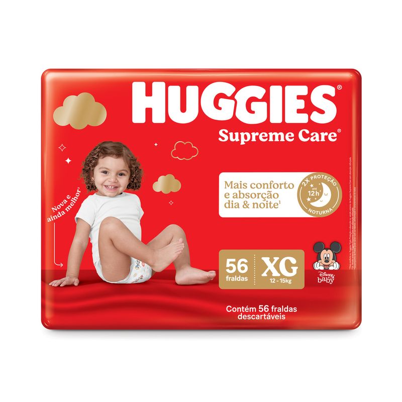FRALDA-HUGGIES-SUPR-CARE-XG-C-56