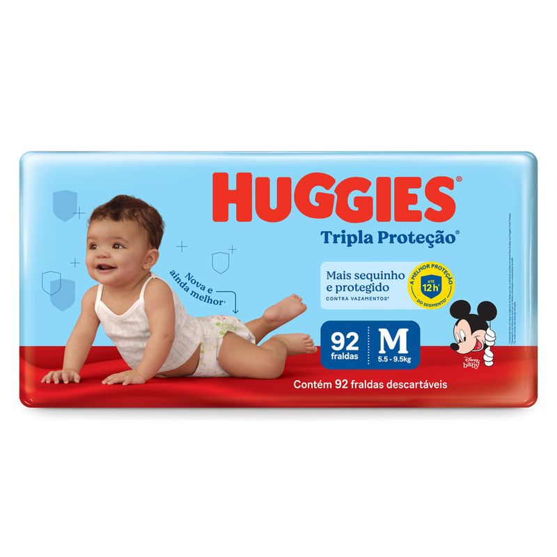 FRALDA-HUGGIES-TRIP-PROT-C-92-M