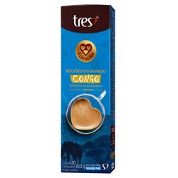 Cápsula 3 Corações Espresso Congo Com 10