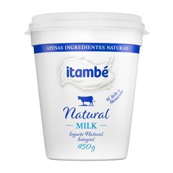Iogurte Natural Milk Itambe 450g Integral
