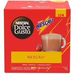 Cápsula Dolce Gusto Choco Nescau Com 10 Unidades