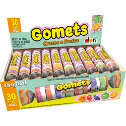 Bala Gomets Tubo Creme e Frutas 960g
