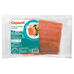 Lombo De Salmão Copacol Com Pele 400g