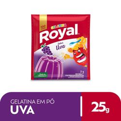 Gelatina em pó Royal Uva 25g