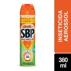 SBP Multi Inseticida Aerossol Óleo de Eucalipto 380ml Embalagem Econômica
