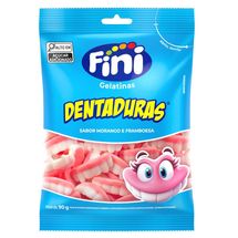 Bala de Gelatina Fini Dentaduras 90g