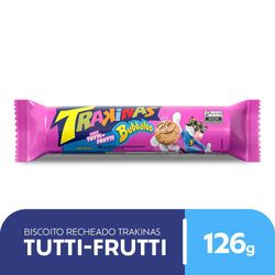 Biscoito Recheado Trakinas Tutti Frutti 126g