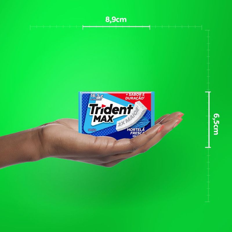 GOMA-MASC-TRIDENT-MAX-165G-HORTELA