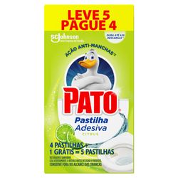 Pastilha Adesiva Sanitária Pato Citrus Leve 5 Pague 4