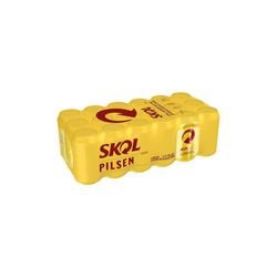 Cerveja Pilsen Lata Pack C/18 350ml Skol