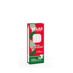 Vela Paraná n3 com 8 unidades 10g