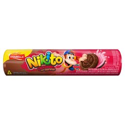 Biscoito Recheado Nikito Chocolate-Morango 120g