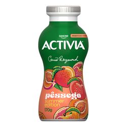 Leite Fermentado Líquido Activia Pêssego 170g