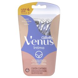 Aparelho de Depilar Gillette Venus Intíma 4 Unidades