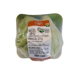 Alface Americana Bola Orgânica 200g