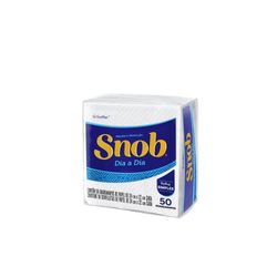 Guardanapo Snob Folha Simples de 24 x 22 cm com 50 unidades