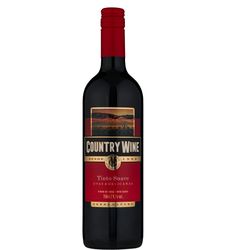 Vinho Brasileiro Country Wine 750ml Suave Tinto