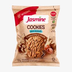 Biscoito Cookies Jasmine Zero Açúcar Cappuccino e Avelã 120g