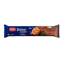 Biscoito Recheado Adria Tortinha Chocolate com Creme de Avelã 80g