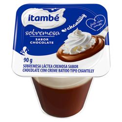 Sobremesa láctea Itambé Chocolate e Chantilly 90g