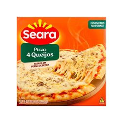 Pizza quatro queijos Seara 460g