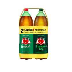Kit 1 Guaraná Antarctica 2L + 1 Guaraná Antactica Zero 2L, 2 juntos por menos