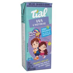 Bebida Com Suco Tial 100% Uva 200ml