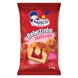 Bolinho Panco Bebezinho 210g Morango