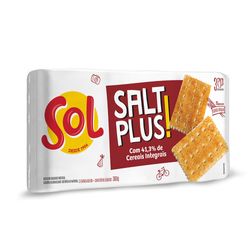 Biscoito Salgado Sol Salt Plus Integral 360g