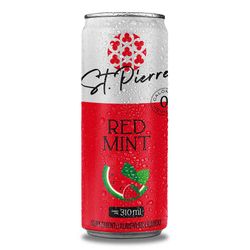 Bebida Gaseificada St Pierre Zero Red Mint 310ml Lata