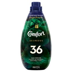 Amaciante Roupa Concentrado Comfort Segredos 36 1,5L